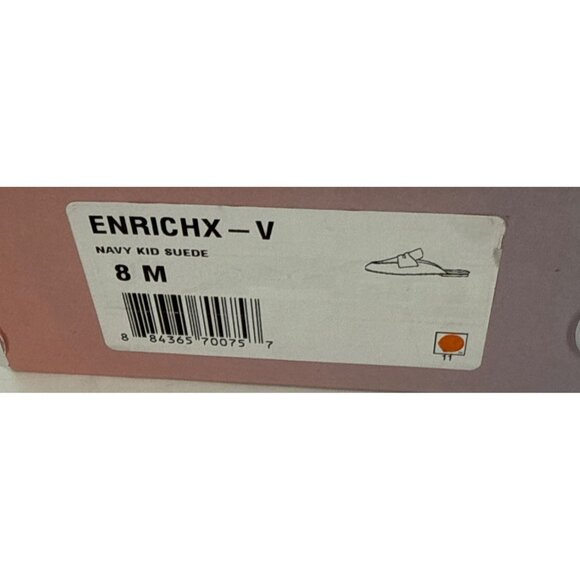 Lisa Vicky Slide Shoes Blue Suede Size 8 EnrichX-V New in Box - Picture 9 of 9